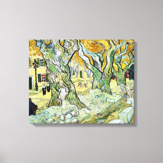Vincent van Gogh The Road Mender Canvas Print (Front)
