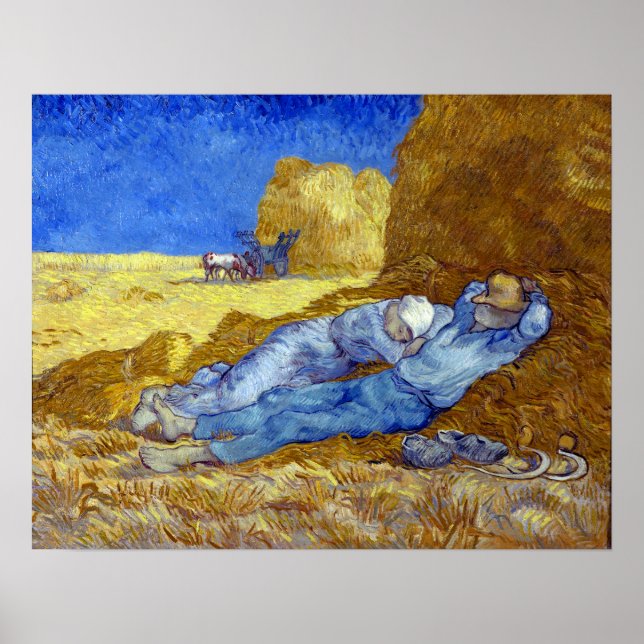 Vincent van Gogh The Siesta Poster (Front)