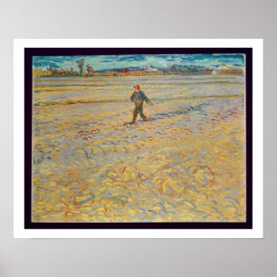 Vincent van Gogh The Sower, 1888 Poster