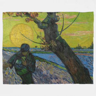 Vincent van Gogh - The Sower Fleece Blanket