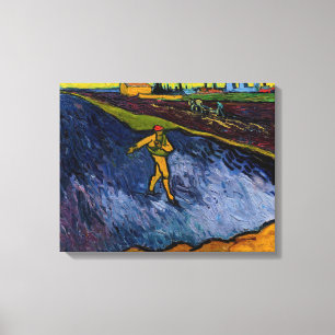 Vincent van Gogh - The Sower: Outskirts of Arles Canvas Print