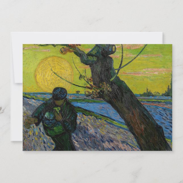 Vincent van Gogh - The Sower Thank You Card (Front)