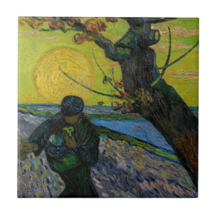 Vincent van Gogh - The Sower Tile