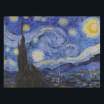 Vincent Van Gogh - The Starry nigh Tablecloth<br><div class="desc">The Starry Night / La nuit etoilee - Vincent Van Gogh in 1889</div>