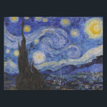 Vincent Van Gogh - The Starry nigh Tablecloth<br><div class="desc">The Starry Night / La nuit etoilee - Vincent Van Gogh in 1889</div>