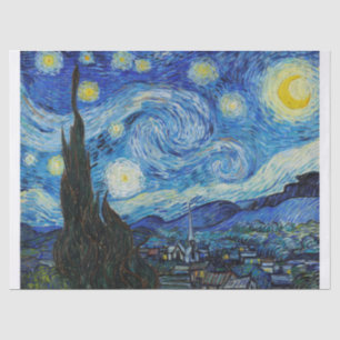 Vincent van Gogh The Starry Night - 1889 Tissue Paper