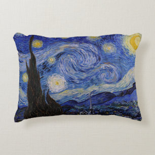 Vincent Van Gogh - The Starry night Accent Pillow