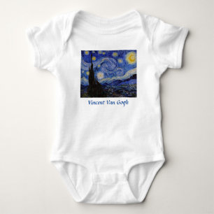 Vincent Van Gogh - The Starry night Baby Bodysuit
