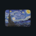 Vincent Van Gogh - The Starry night Bath Mat<br><div class="desc">The Starry Night / La nuit etoilee - Vincent Van Gogh in 1889</div>