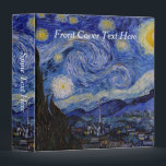 Vincent Van Gogh - The Starry night Binder<br><div class="desc">The Starry Night / La nuit etoilee - Vincent Van Gogh in 1889</div>