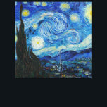 Vincent Van Gogh The Starry Night Canvas Print<br><div class="desc">Vincent Van Gogh's The Starry Night Detail</div>