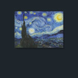 Vincent Van Gogh, The Starry Night Canvas Print<br><div class="desc">Vincent Van Gogh - The Starry Night,  1889.</div>