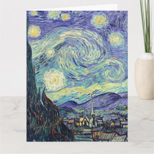 Vincent Van Gogh The Starry Night  Card