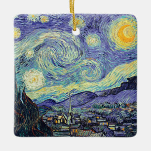 Vincent Van Gogh The Starry Night Ceramic Ornament