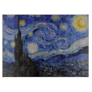 Vincent Van Gogh - The Starry night Cutting Board