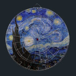 Vincent Van Gogh - The Starry night Dartboard<br><div class="desc">The Starry Night / La nuit etoilee - Vincent Van Gogh in 1889</div>