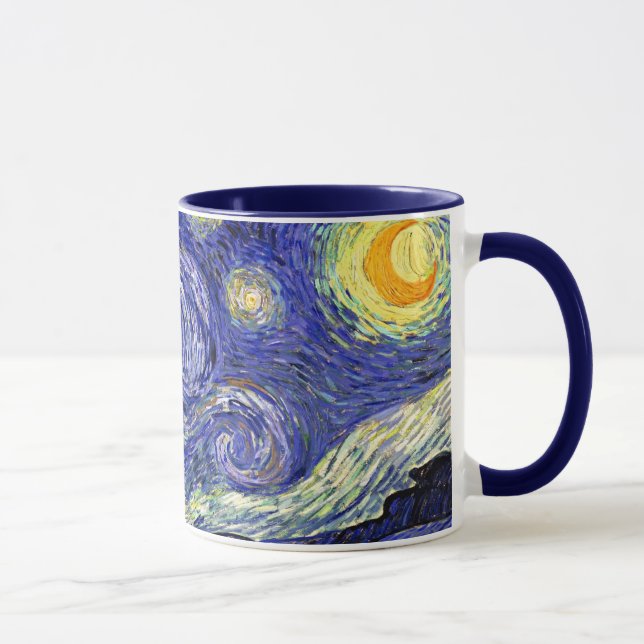 Vincent Van Gogh - The Starry Night Fine Art Mug (Right)