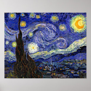 Vincent Van Gogh - The Starry Night Fine Art Poster