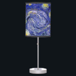 Vincent Van Gogh - The Starry Night Fine Art Table Lamp<br><div class="desc">Vincent Van Gogh's The Starry Night. Oil on canvas from 1889, Starry Night was painted while Van Gogh was in the asylum at Saint-Remy, France, and is considered one of his greatest masterpieces. Although it is a night scene, it was painted during the day and represents the view from the...</div>
