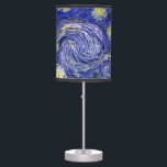 Vincent Van Gogh - The Starry Night Fine Art Table Lamp<br><div class="desc">Vincent Van Gogh's The Starry Night. Oil on canvas from 1889, Starry Night was painted while Van Gogh was in the asylum at Saint-Remy, France, and is considered one of his greatest masterpieces. Although it is a night scene, it was painted during the day and represents the view from the...</div>
