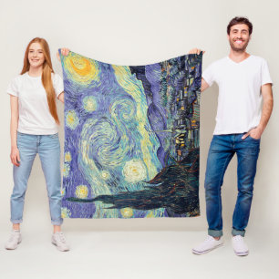 Vincent Van Gogh The Starry Night Fleece Blanket