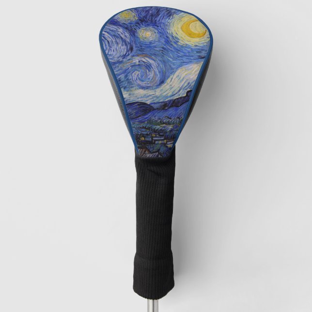 Vincent Van Gogh - The Starry night Golf Head Cover (Front)