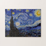 Vincent Van Gogh - The Starry night Jigsaw Puzzle<br><div class="desc">The Starry Night / La nuit etoilee - Vincent Van Gogh in 1889</div>