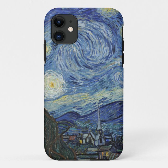 Vincent van Gogh | The Starry Night, June 1889 Case-Mate iPhone Case (Back)