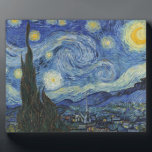 Vincent van Gogh | The Starry Night, June 1889 Plaque<br><div class="desc">The Starry Night,  June 1889 (oil on canvas),  Gogh,  Vincent van (1853-90) / Museum of Modern Art,  New York,  USA / The Bridgeman Art Library | Image Collection Number: XOS702746</div>