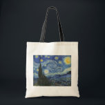 Vincent van Gogh | The Starry Night, June 1889 Tote Bag<br><div class="desc">The Starry Night,  June 1889 (oil on canvas),  Gogh,  Vincent van (1853-90) / Museum of Modern Art,  New York,  USA / The Bridgeman Art Library | Image Collection Number: XOS702746</div>