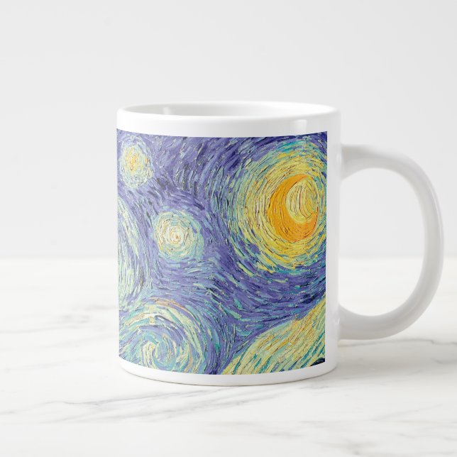Vincent Van Gogh/ The Starry Night   Large Coffee Mug (Right)