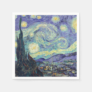 Vincent Van Gogh The Starry Night   Napkin