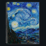 Vincent Van Gogh The Starry Night Notebook<br><div class="desc">Vincent Van Gogh's The Starry Night Detail</div>