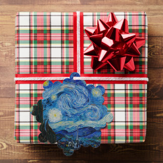 Vincent Van Gogh The Starry Night Ornament Card