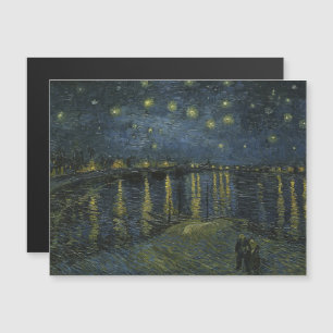 Vincent Van Gogh, The Starry Night Over the Rhone Magnetic Invitation