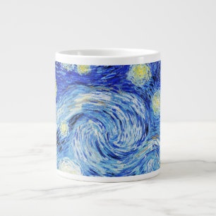 Vincent Van Gogh, The Starry Night painting Large Coffee Mug