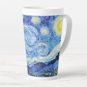 Vincent Van Gogh, The Starry Night painting Latte Mug