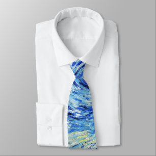 Vincent Van Gogh, The Starry Night painting Tie