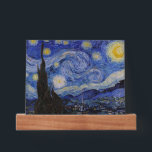 Vincent Van Gogh - The Starry night Picture Ledge<br><div class="desc">The Starry Night / La nuit etoilee - Vincent Van Gogh in 1889</div>