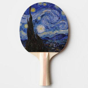 Vincent Van Gogh - The Starry night Ping Pong Paddle