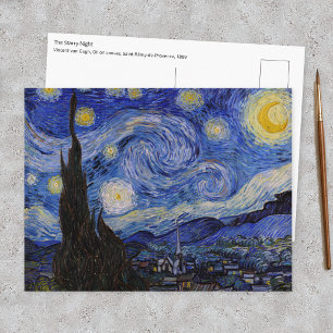 Vincent Van Gogh - The Starry night Postcard