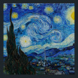 Vincent Van Gogh The Starry Night Poster<br><div class="desc">Vincent Van Gogh's The Starry Night Detail</div>