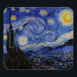 Vincent Van Gogh - The Starry night Seat Cushion<br><div class="desc">The Starry Night / La nuit etoilee - Vincent Van Gogh in 1889</div>