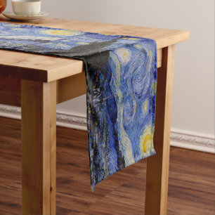 Vincent Van Gogh - The Starry night Short Table Runner