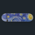 Vincent Van Gogh - The Starry night Skateboard<br><div class="desc">The Starry Night / La nuit etoilee - Vincent Van Gogh in 1889</div>