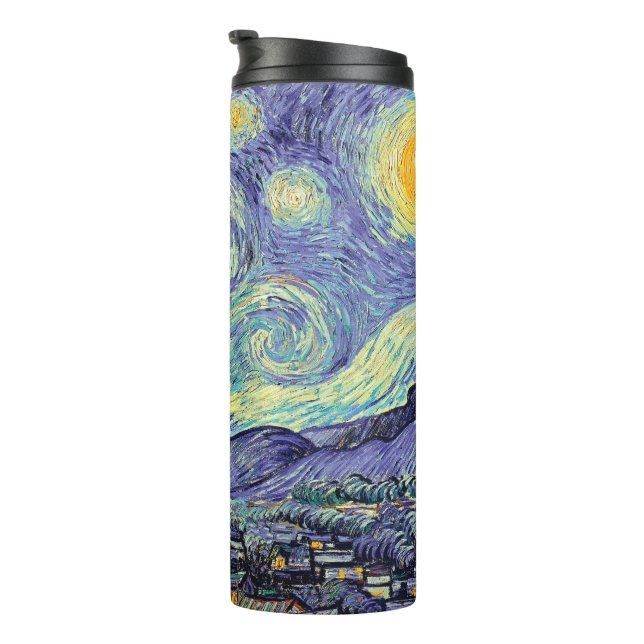 Vincent Van Gogh/ The Starry Night   Thermal Tumbler (Rotated Right)