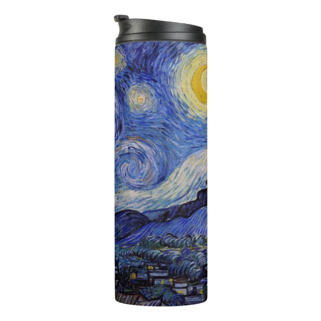 Vincent Van Gogh - The Starry night Thermal Tumbler (Rotated Right)