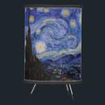 Vincent Van Gogh - The Starry night Tripod Lamp<br><div class="desc">The Starry Night / La nuit etoilee - Vincent Van Gogh in 1889</div>