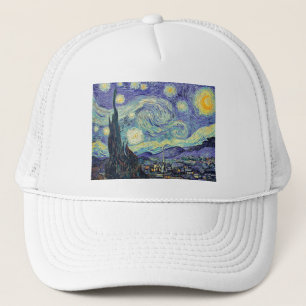 Vincent Van Gogh The Starry Night   Trucker Hat