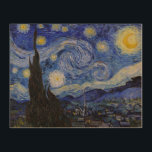 Vincent Van Gogh - The Starry night Wood Wall Art<br><div class="desc">The Starry Night / La nuit etoilee - Vincent Van Gogh in 1889</div>